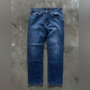 Mens Lucky Brand Jeans 34x32 Medium Wash Distressed